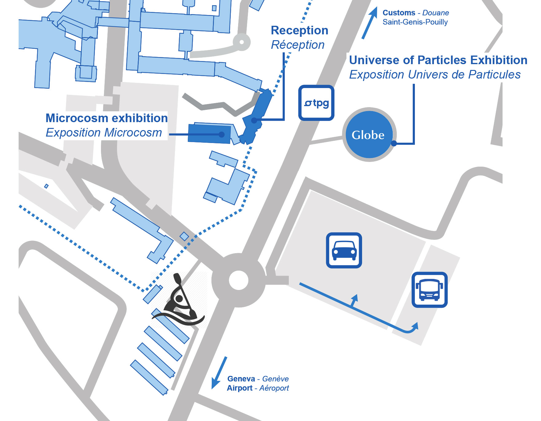 how to get to CERN